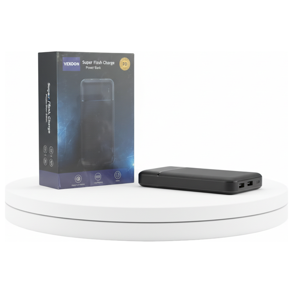 Vexoon C25 - Power Bank - Fast - Portable - 10000mAh - Black 