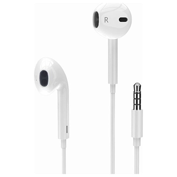 RockRose RRWE02 - Wired Headphone In Ear - 1.2m -  White