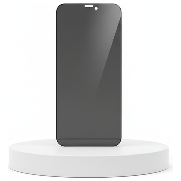  واقي شاشة من الزجاج المقوى للخصوصية ريتشي - لجهاز آيفون 15 برو - أسود 