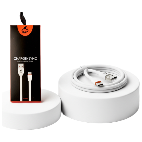  BAZ - USB-C to USB-C Cable - 60W - 1m -White 