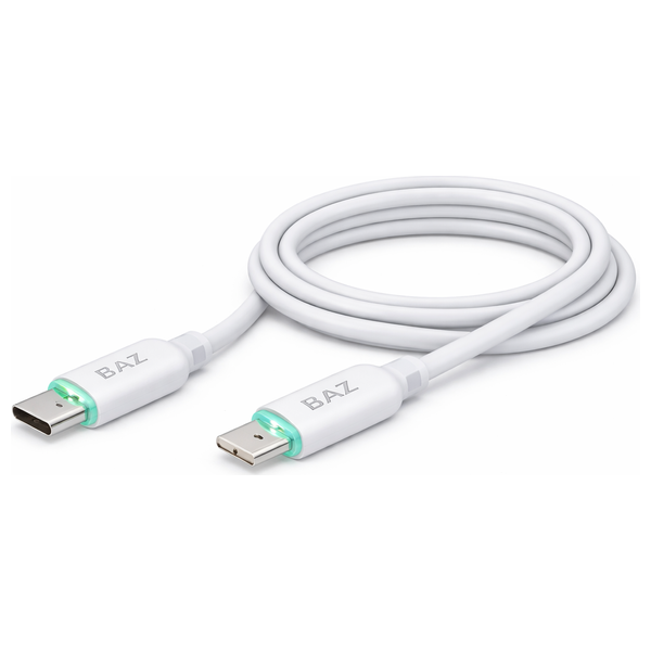  BAZ - USB-C to USB-C Cable - 65W - 3m - White 