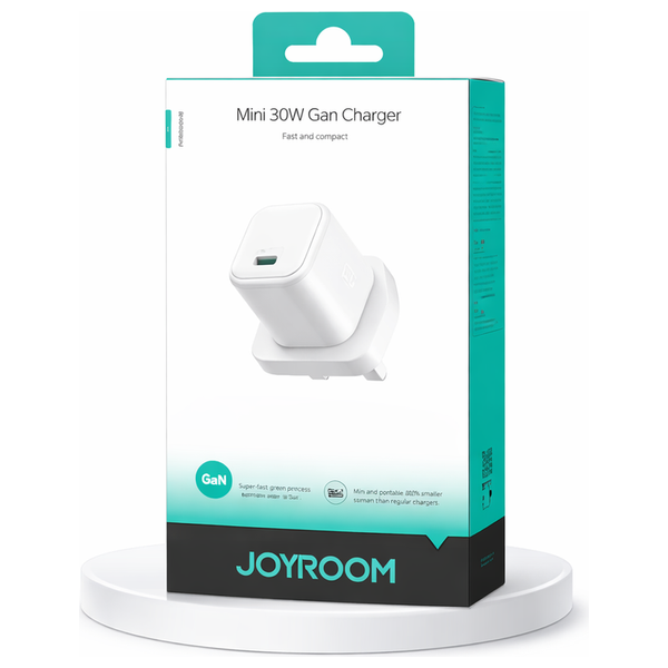  Joyroom JR TCG15UK - Wall Charger - 1Port - 30W - White 
