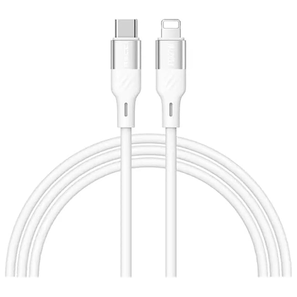  كابل  ريسي - RS22CL - تايب-سي إلى لايتنينغ - طول 1.5 متر - بقدرة 27 واط - أبيض 