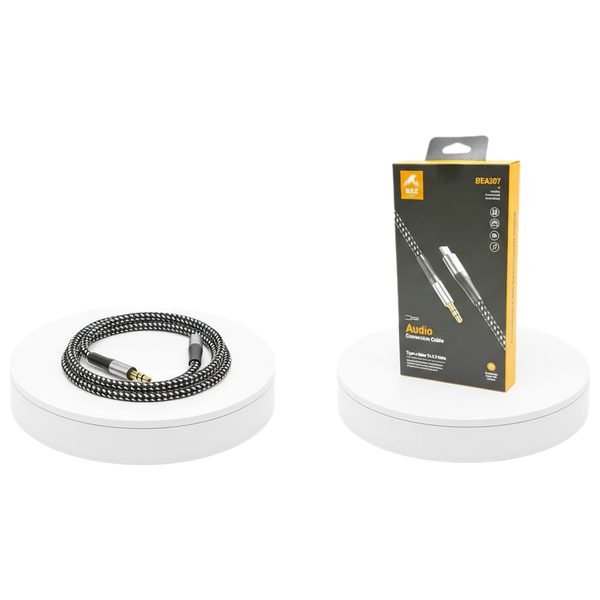  BAZ USB-C to AUX cable – Cable – Black 