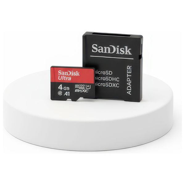SanDisk Ultra - micro SDXC Card - 4 GB - Black