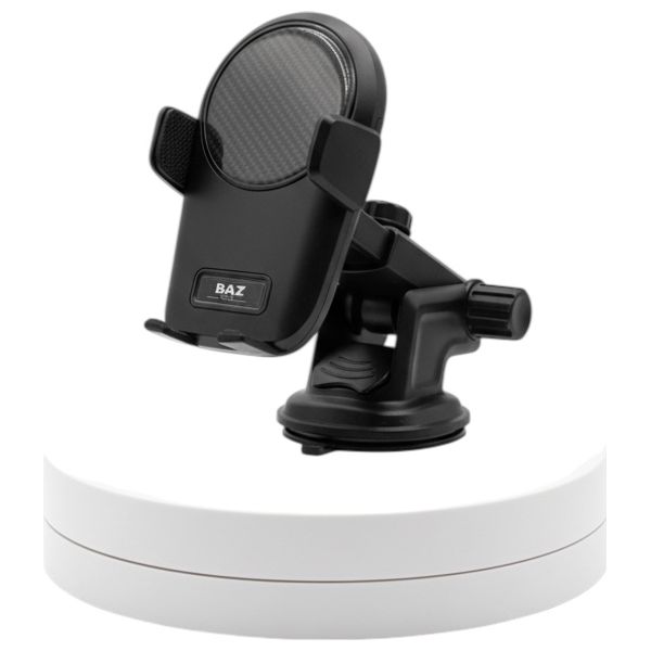  BAZ BZ04 - Phone Holder for Cars and Motorcycles - Rotation 360° - Black 