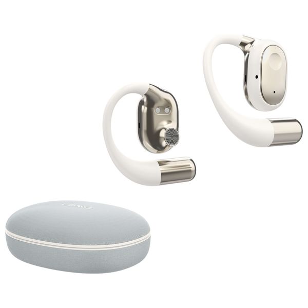 LDNIO T11 - Wireless Stereo BT Earbuds Over-Ear Headphones - 450mAh Charging Case Battery - Noise reduction - Gold