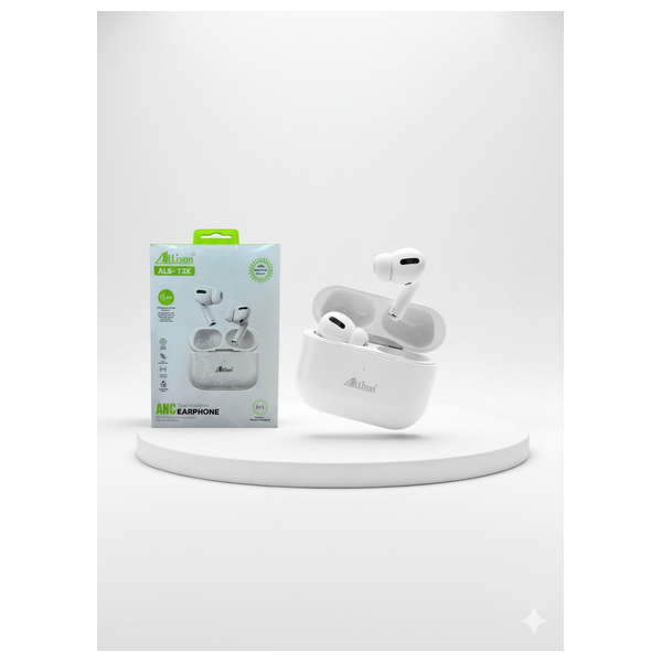  سماعة بلوتوث داخل الاذن أليسون ALS-T3X - ابيض 