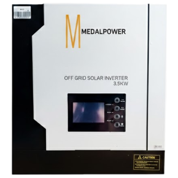  ميدال باور عاكس الطاقة الشمسية خارج الشبكة - 3.5 كيلو واط - MPi35KW24VPVM - أسود 