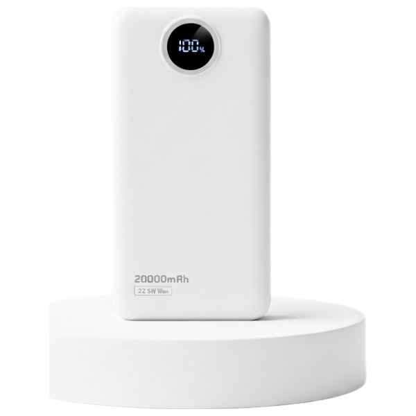  BAZ - Power Bank -  20000 mAh - PD 22.5W two-way - White 