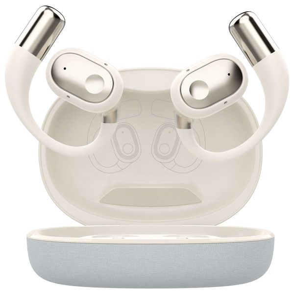 LDNIO T11 - Wireless Stereo BT Earbuds Over-Ear Headphones - 450mAh Charging Case Battery - Noise reduction - Gold