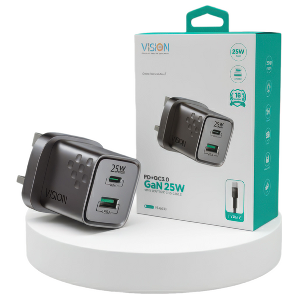  VISION VS-HC01 – Wall Charger – Gray 