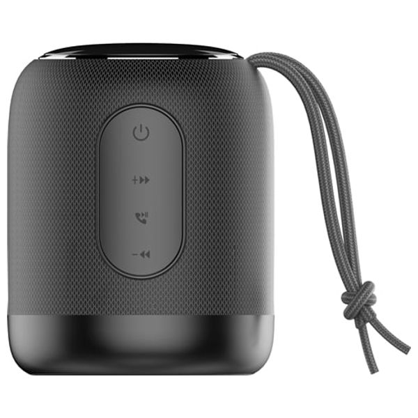  سبيكر بلوتوث الدنيو - محمول مع تعزيز الجهير - 1500 مللي أمبير في الساعة - أسود 