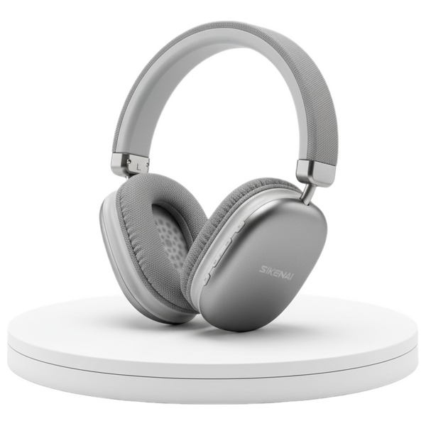  سماعة رأس سيكيناي لاسلكية - خفيف الوزن ومريح - 200 مللي أمبير - سلفر 