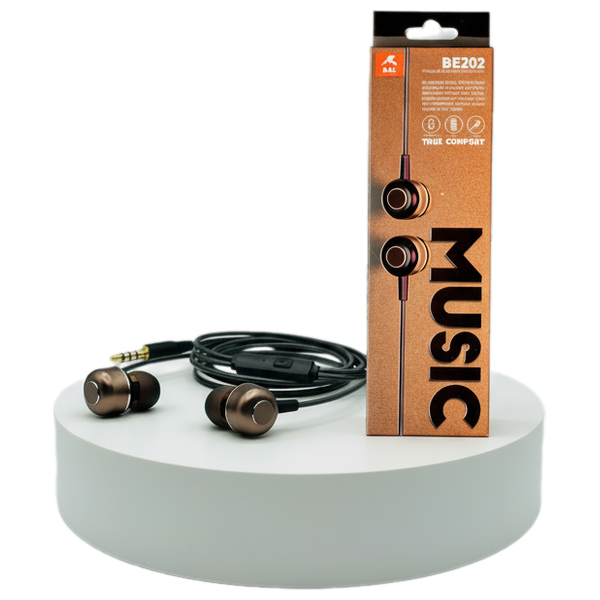  BAZ BE202 – Earphones – Black 