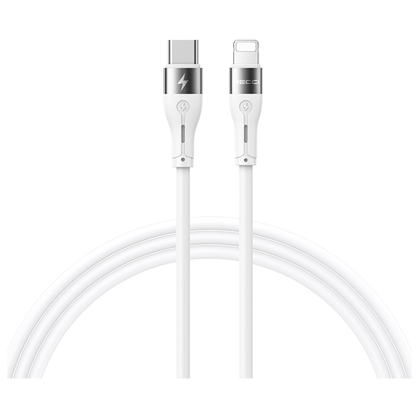  كابل بيانات سيليكون ريسي - RS11CL - بقدرة 20 واط - أبيض 