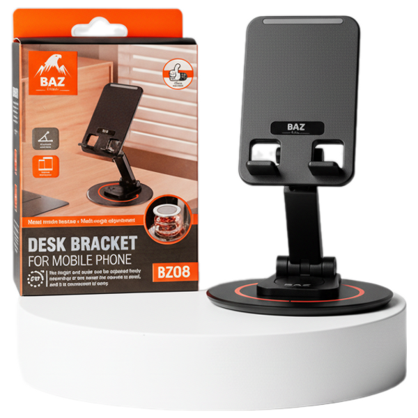  BAZ BZ08 – Desk Bracket – Rotation 360° – Black 