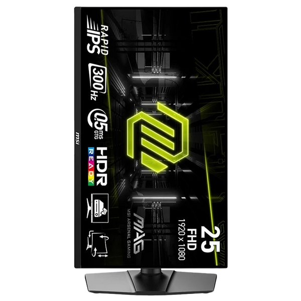  شاشة حاسبة ام اس اي 24.5-انج فئة MAG 255XF - سرعة الاستجابة 0.5 ملي ثانية - 300هيرتز(DisplayPort) - FHD 