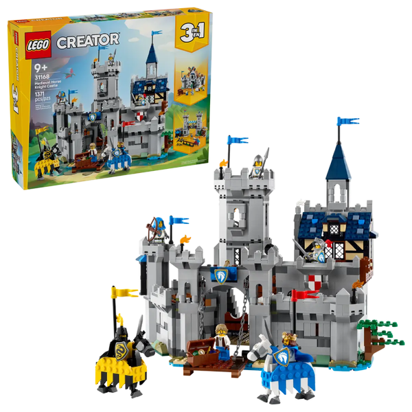  Lego Creator 3in1 Medieval Horse Knight Castle 31168 - Multicolor - 137 Pieces 