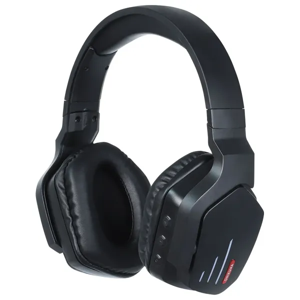  Onikuma B60 Wireless Over-Ear Headphones - Dual Connection - 40mm Speakers - RGB Lighting - Built-in Microphone - Foldable Design - Black 