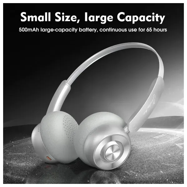  ONIKUMA GT820 - Bluetooth Headphone Over Ear - Up To 65 hours - Bluetooth ‎5.4 - Silver