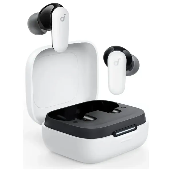  Anker Soundcore R50i NC - Bluetooth Headphone In Ear - Auto Noise Cancelling - 4 Microphones - IP54 Water Resistant - White 