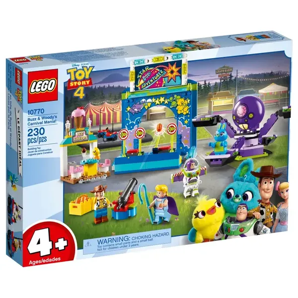  LEGO 10770 - Buzz & Woody's Carnival Mania Disney Pixar’s Toy Story 4 - Recreate a vibrant and exciting carnival experience 