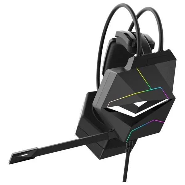  سماعة سلكية حول الاذن اونيكوما - X20 - بطول 2.2 متر - اضاءة RGB - اسود 