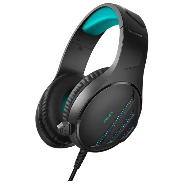  سماعة ألعاب حول الاذن جيروم JR-HG2 - محركات 50mm - إضاءة LED - وسائد Memory Foam 
