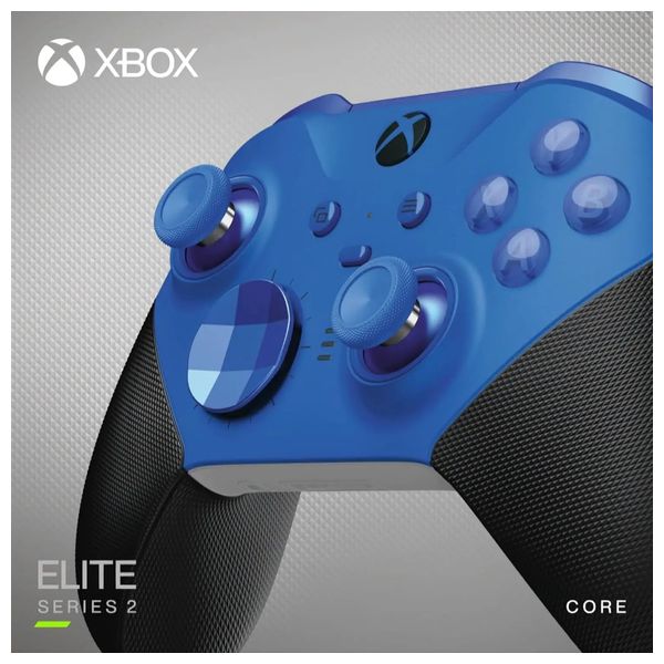 Microsoft - XBOX Wireless Controller Elite Series 2 Core - For Xbox Series X|S & Xbox One - Blue 
