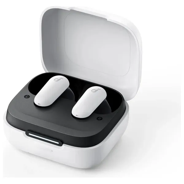  Anker Soundcore R50i NC - Bluetooth Headphone In Ear - Auto Noise Cancelling - 4 Microphones - IP54 Water Resistant - White 
