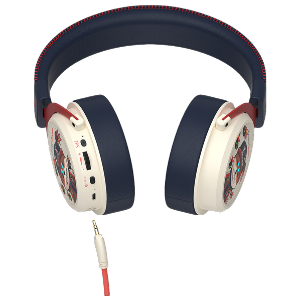  سماعة ألعاب لاسلكية حول الاذن  بلودي - ثلاثية الوضع - محركات 50mm - عمر بطارية يصل لـ 135 ساعة - ميكروفون عازل للضوضاء - إضاءة ار جي بي 