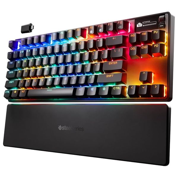 SteelSeries Gaming Keyboard - Wireless - RGB Lighting - Black