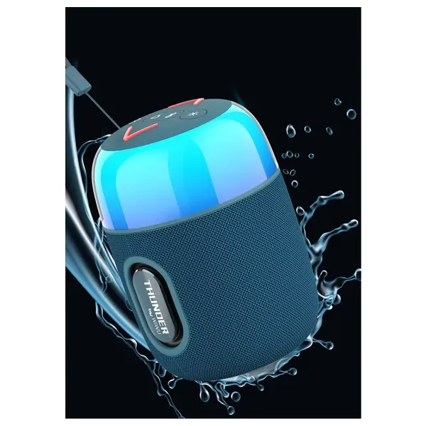  سماعة بلوتوث دبليو اي دبليو يو - Thunder P60 Mini - بطارية بحجم 3000 مللي امبير - بقوة 10 واط - ازرق 