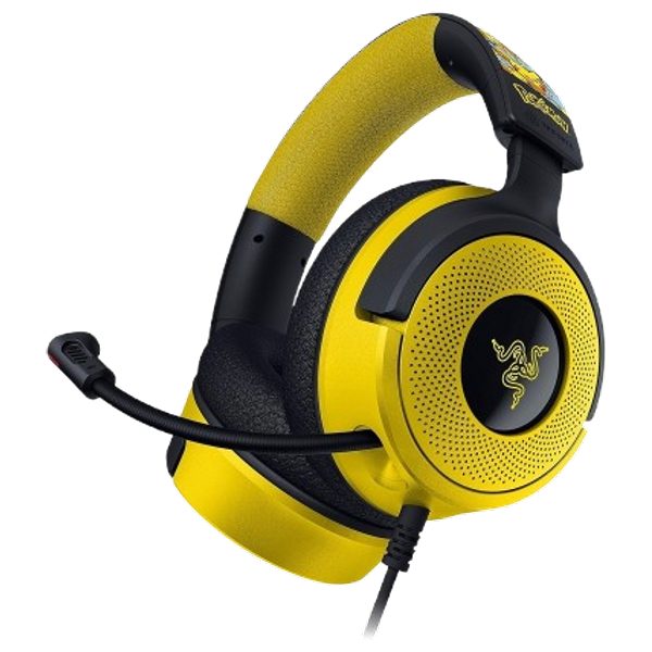  سماعة سلكية حول الاذن ريزر - Kraken V4 X - بطول 1.8 متر - يو اس بي - اصفر 