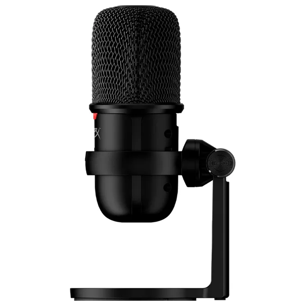 HyperX Solocast Microphone - Condenser for Streaming and Gaming - Tap Mute Sensor - Flexible Mount - 24-bit/96kHz Recording - Black