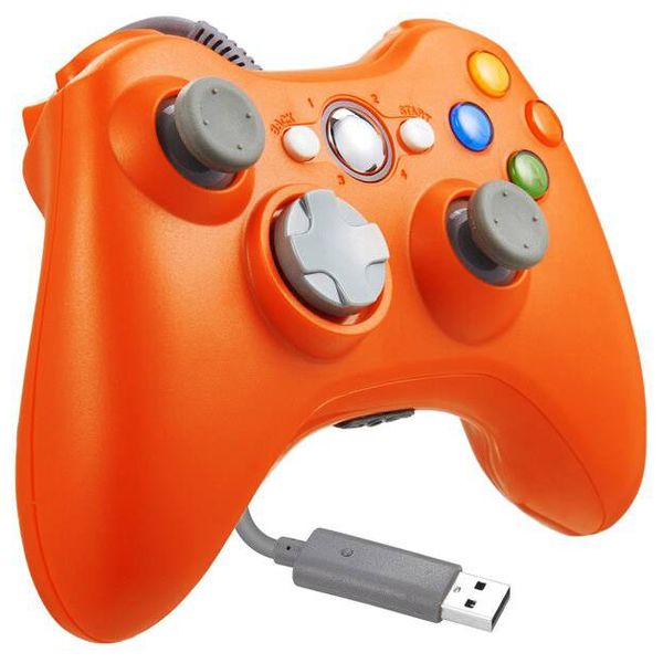 وحدة تحكم سلكية مايكروسوفت -  لجهاز إكس بوكس ​​360 - برتقالي