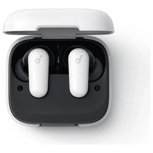  Anker Soundcore R50i NC - Bluetooth Headphone In Ear - Auto Noise Cancelling - 4 Microphones - IP54 Water Resistant - White 