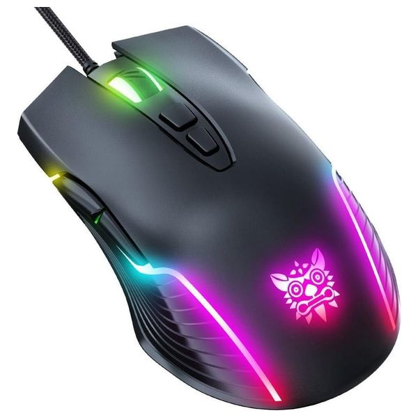  ماوس ألعاب اونيكوما CW905 - سلكي -  إضاءة خلفية قابلة للتعديل - 7 أزرار -  1.5 متر - اسود 