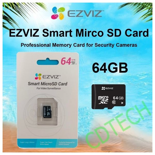  EZVIZ Smart MicroSD - 64GB - SD Card 