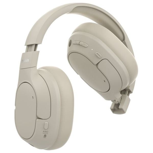  Belkin Surround - Bluetooth Headphone Over Ear - Bluetooth 5.4 - Up To 60 hours - Sand 