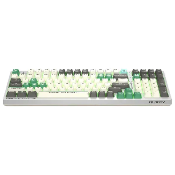 كيبورد سلكي بلودي  S98 - إضاءة خلفية 10 تأثيرات - 1.8 متر - اخضر