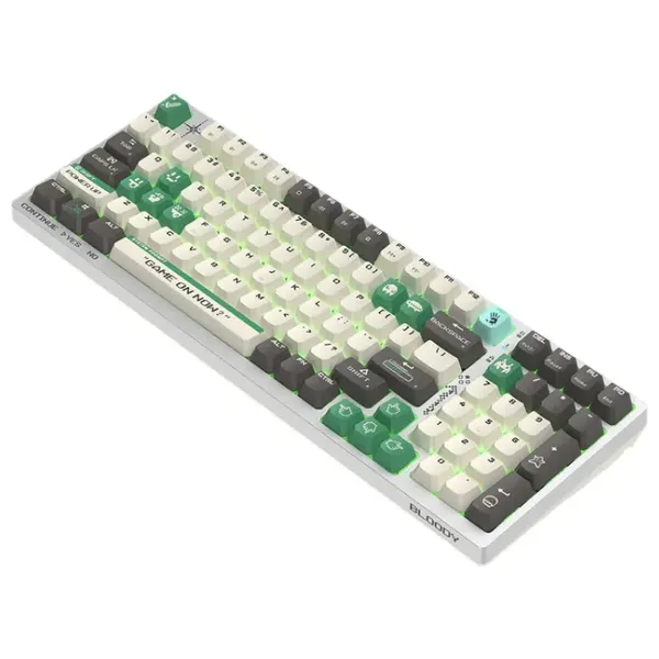 كيبورد سلكي بلودي  S98 - إضاءة خلفية 10 تأثيرات - 1.8 متر - اخضر