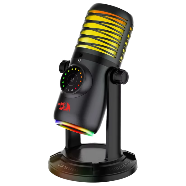  ميكروفون ريدراغون Stellaris GM306 مكثف USB - إضاءة ار جي بي - جودة صوت احترافية - تصميم معدني متين 