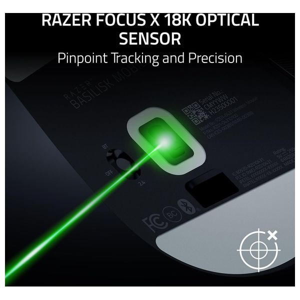 Razer Wireless Gaming Mouse - RGB Lighting - Black