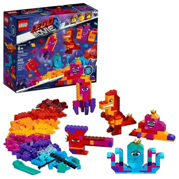 ليغو 70825 - فيلم ليغو 2: الملكة واتيفرا وا'نابي - صندوق بناء ما تشاء - 15 نموذجًا في مجموعة واحدة - متعدد الألوان