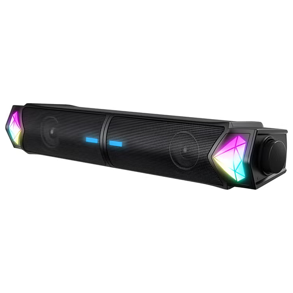  ONIKUMA L1 Gaming Soundbar - Wired & Bluetooth 5.3 - RGB Lighting - Stereo Sound 