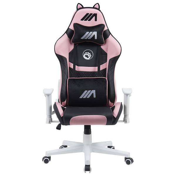 Ari Gaming AG-CHAIR-KT02 AG Kitty Gaming Chair - Luxurious and Comfortable Design - Reclines up to 180° -  Pink