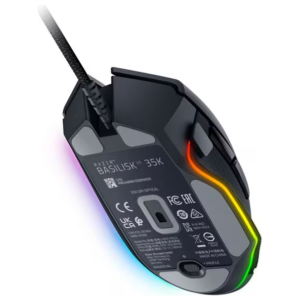  Razer V3 Gaming Mouse - Wired - RGB Lighting - Black 