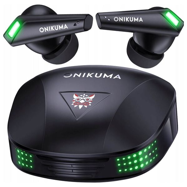  ONIKUMA T308 - Bluetooth Headphone In Ear - Up To 300 mAh - Bluetooth 5.3 - Black